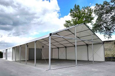 Leichtbau-Zelthalle, Distancni technika s.r.o.