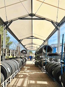 Lightweight tent hall, BODOS Czechia a.s.