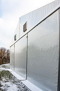 Lightweight tent hall for storage, Háj ve Slezsku