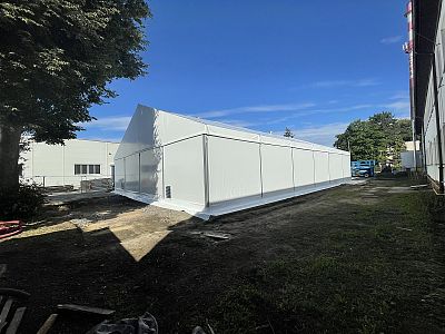 Lightweight tent hall, SAPA - LPJ, spol. s r. o.