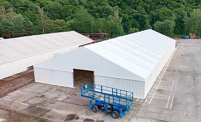 Tent hall for storage, FIP-PROPS, Hýskov