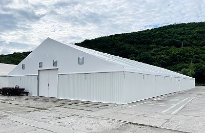 Tent hall for storage, FIP-PROPS, Hýskov