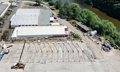 Tent hall for storage, FIP-PROPS, Hýskov
