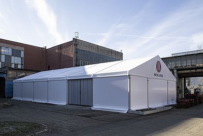 Tent hall for storage with canopy cladding, Kopřivnice